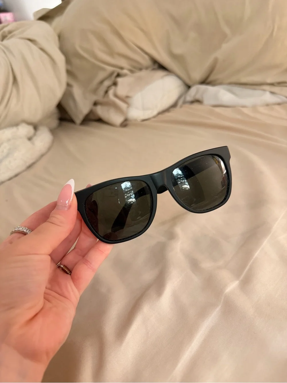 RetroSuperFuture Black Sunglasses with Dark Lenses